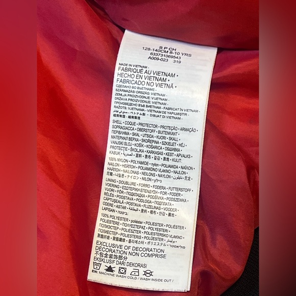 Levi’s Big Boys Bomber Jacket Black And Red Graphic Print Logo Size Small 8-10 Y - Picture 7 of 13